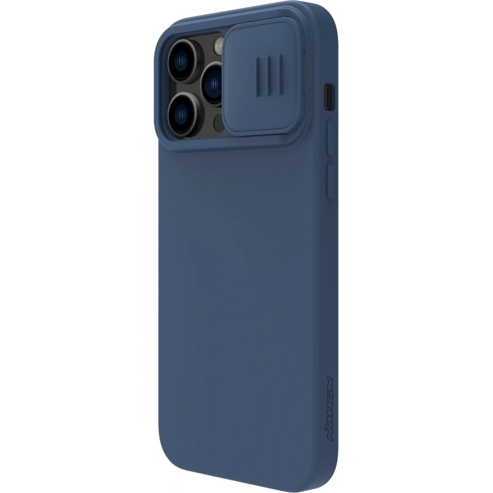 Hurtownia GSM - Etui Nillkin CamShield Magnetic Silicone MagSafe Apple iPhone 14 Pro kék - NLK832 - {ean13} - Hurt