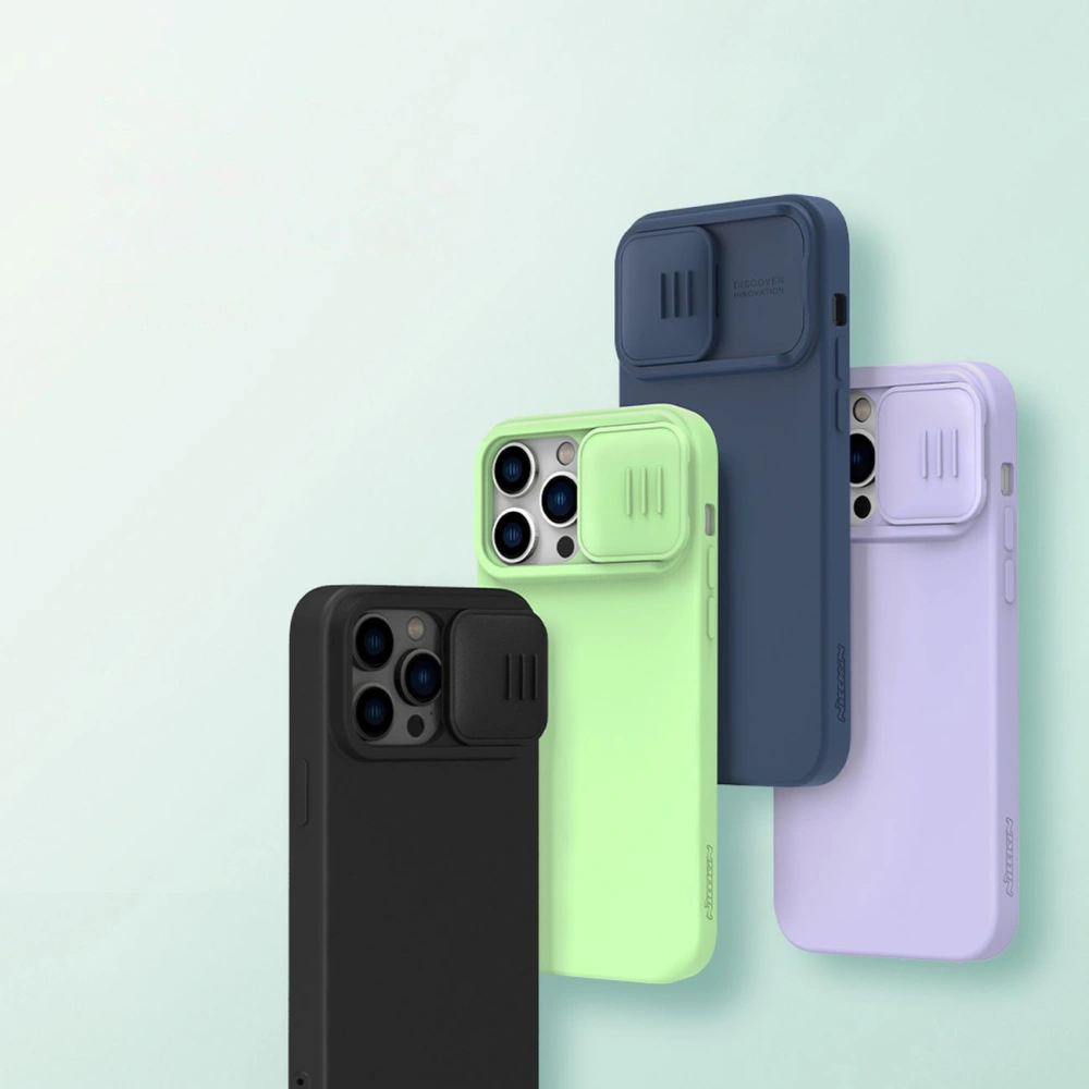 Hurtownia GSM - Etui Nillkin CamShield Magnetic Silicone MagSafe Apple iPhone 14 Pro kék - NLK832 - {ean13} - Hurt