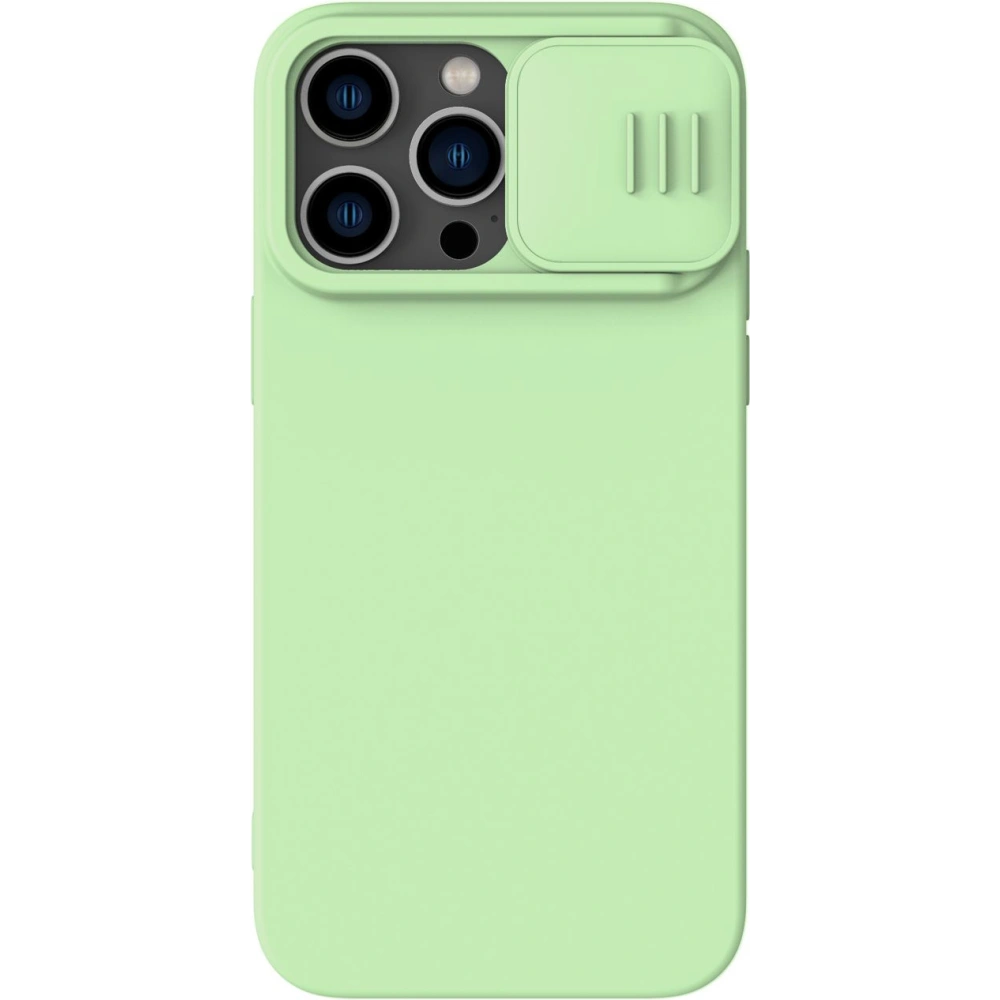 Hurtownia GSM - Etui Nillkin CamShield Magnetic Silicone MagSafe Apple iPhone 14 Pro verde - NLK833 - {ean13} - Hurt
