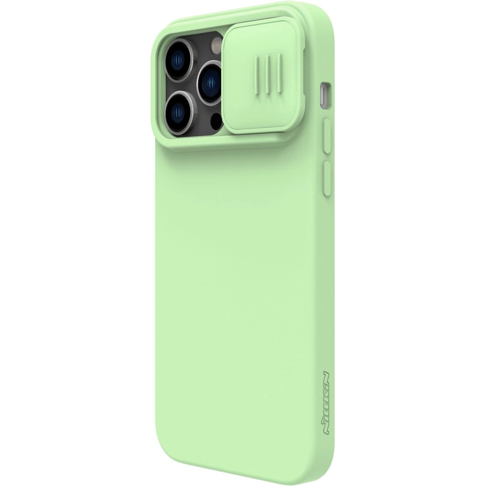 Hurtownia GSM - Etui Nillkin CamShield Magnetic Silicone MagSafe Apple iPhone 14 Pro verde - NLK833 - {ean13} - Hurt
