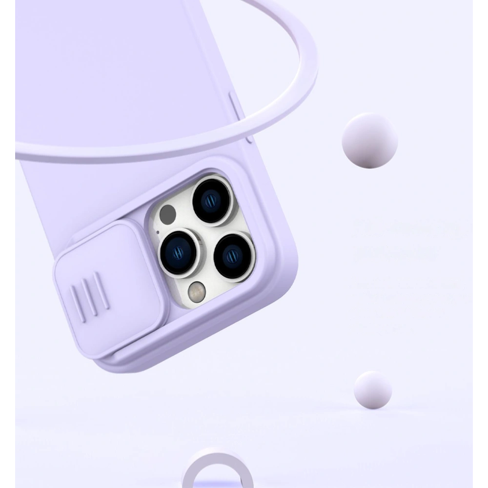 Hurtownia GSM - Etui Nillkin CamShield Magnetic Silicone MagSafe Apple iPhone 14 Pro Max fialový - NLK842 - {ean13} - Hurt