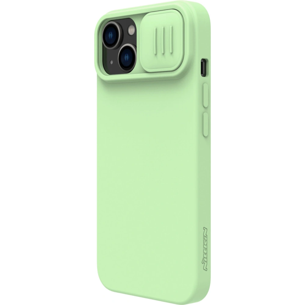 Hurtownia GSM - Case Nillkin CamShield Silky Silicone MagSafe Apple iPhone 14 grün - NLK845 - {ean13} - Hurt