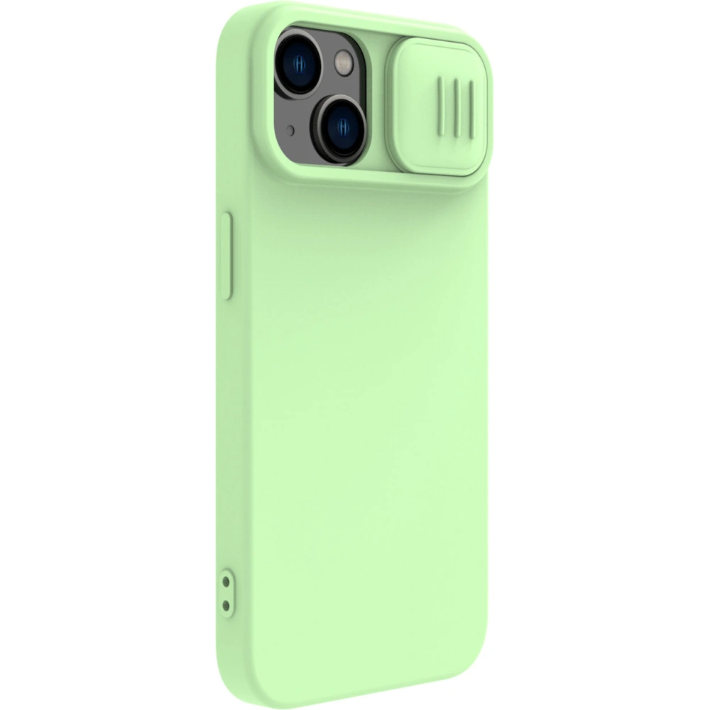 Hurtownia GSM - Case Nillkin CamShield Silky Silicone MagSafe Apple iPhone 14 grün - NLK845 - {ean13} - Hurt