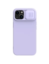 Case Nillkin CamShield Silky Silicone MagSafe Apple iPhone 14 lila