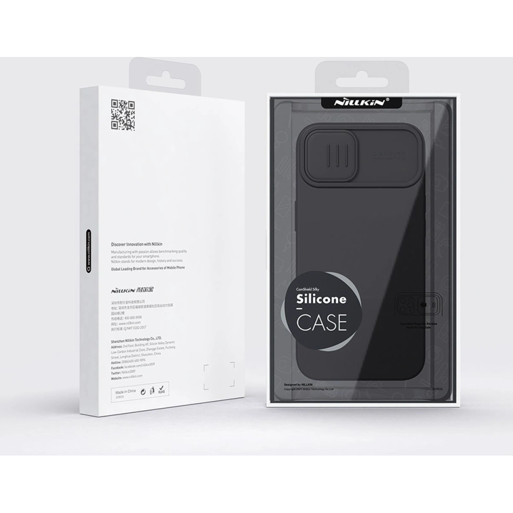 Hurtownia GSM - Case Nillkin CamShield Silky Silicone MagSafe Apple iPhone 14 lila - NLK846 - {ean13} - Hurt