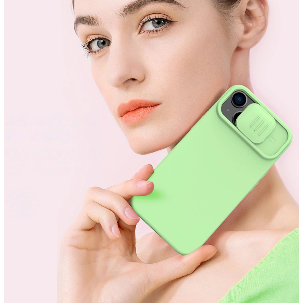 Hurtownia GSM - Case Nillkin CamShield Silky Silicone MagSafe Apple iPhone 14 lila - NLK846 - {ean13} - Hurt