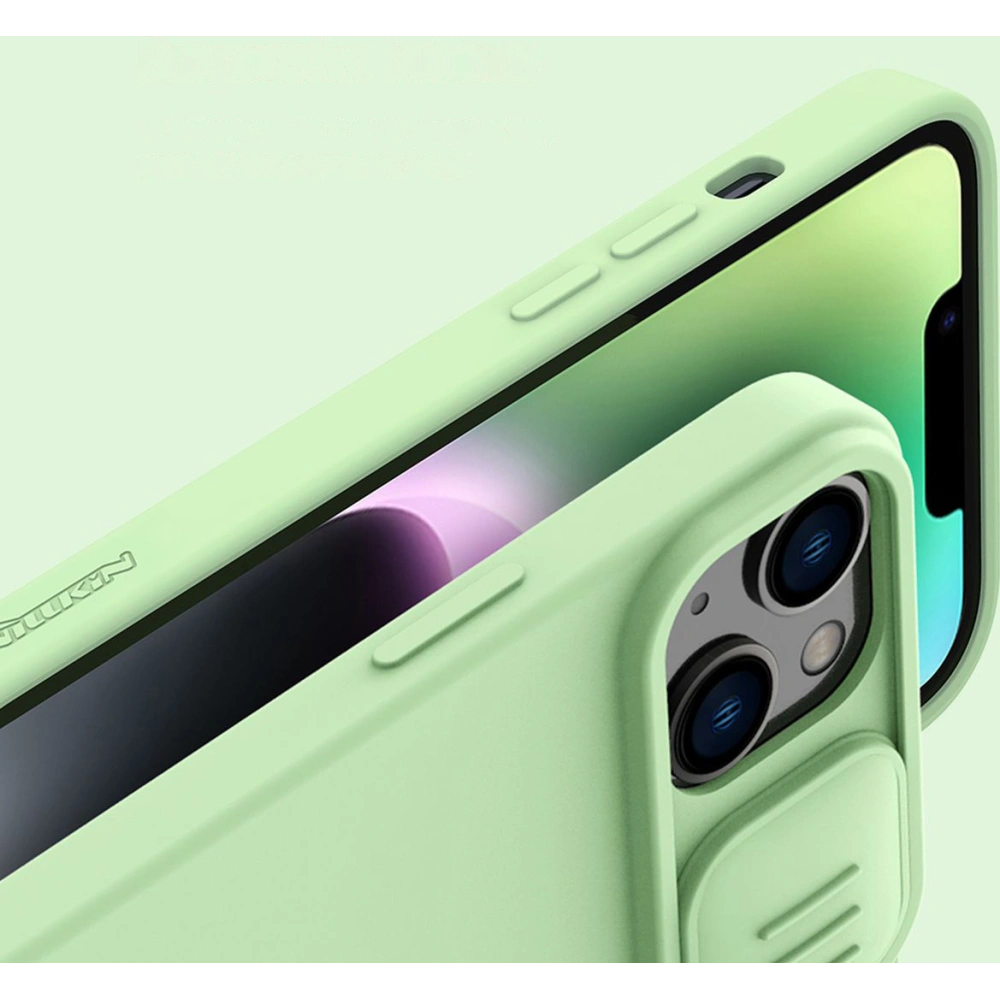 Hurtownia GSM - Case Nillkin CamShield Silky Silicone MagSafe Apple iPhone 14 lila - NLK846 - {ean13} - Hurt