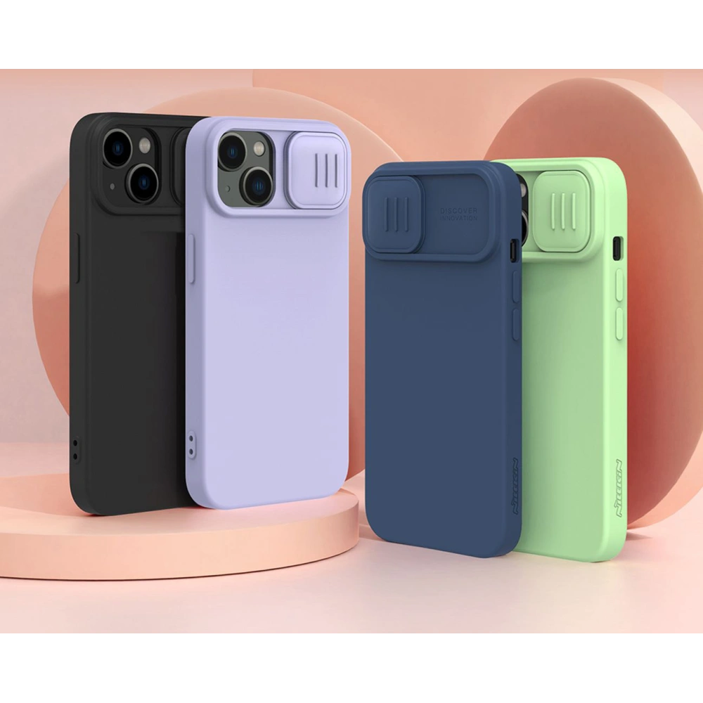 Hurtownia GSM - Case Nillkin CamShield Silky Silicone MagSafe Apple iPhone 14 lila - NLK846 - {ean13} - Hurt