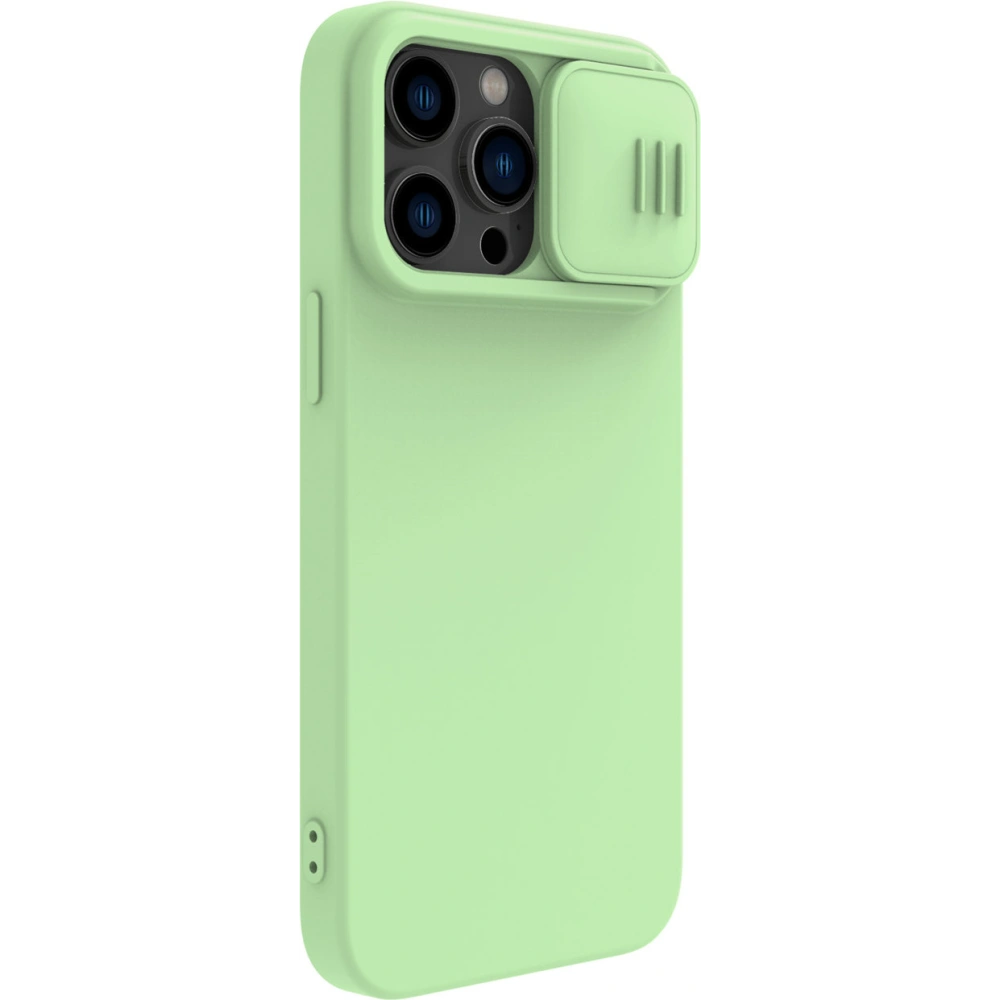 Hurtownia GSM - Case Nillkin CamShield Silky Silicone MagSafe Apple iPhone 14 Pro grün - NLK849 - {ean13} - Hurt