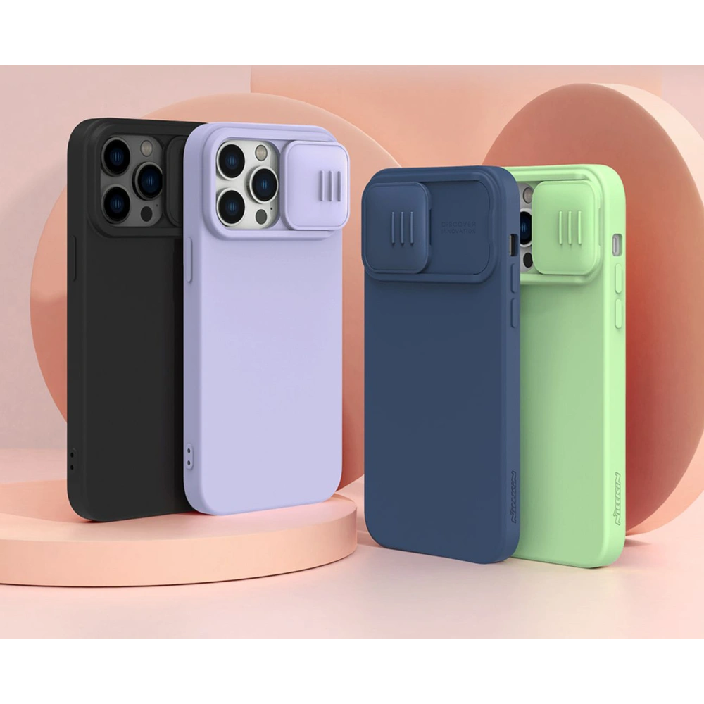 Hurtownia GSM - Case Nillkin CamShield Silky Silicone MagSafe Apple iPhone 14 Pro grün - NLK849 - {ean13} - Hurt