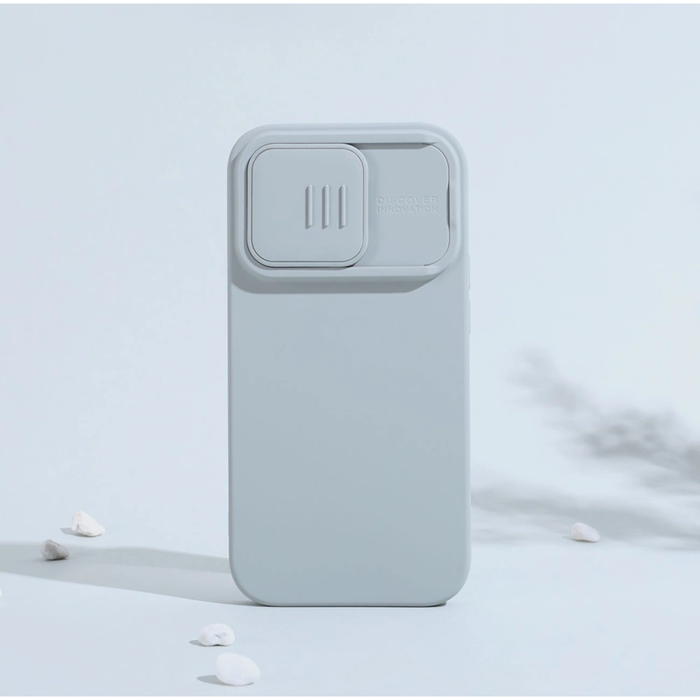 Etui Nillkin CamShield Silky Silicone MagSafe Apple iPhone 14 Pro fioletowy