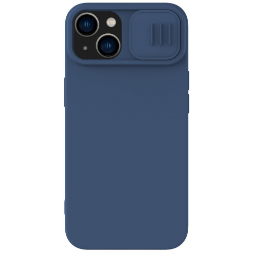 Nillkin Distributor - 6902048249301 - NLK852 - Nillkin CamShield Silky Silicone MagSafe Apple iPhone 14 Plus / 15 Plus blue - B2B homescreen