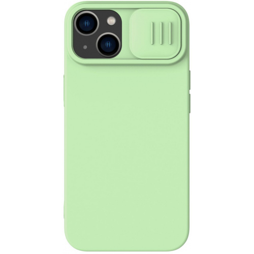 Nillkin Distributor - 6902048249318 - NLK853 - Nillkin CamShield Silky Silicone MagSafe Apple iPhone 14 Plus / 15 Plus green - B2B homescreen