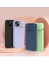 Etui Nillkin CamShield Silky Silicone MagSafe Apple iPhone 14 Plus / 15 Plus zielony