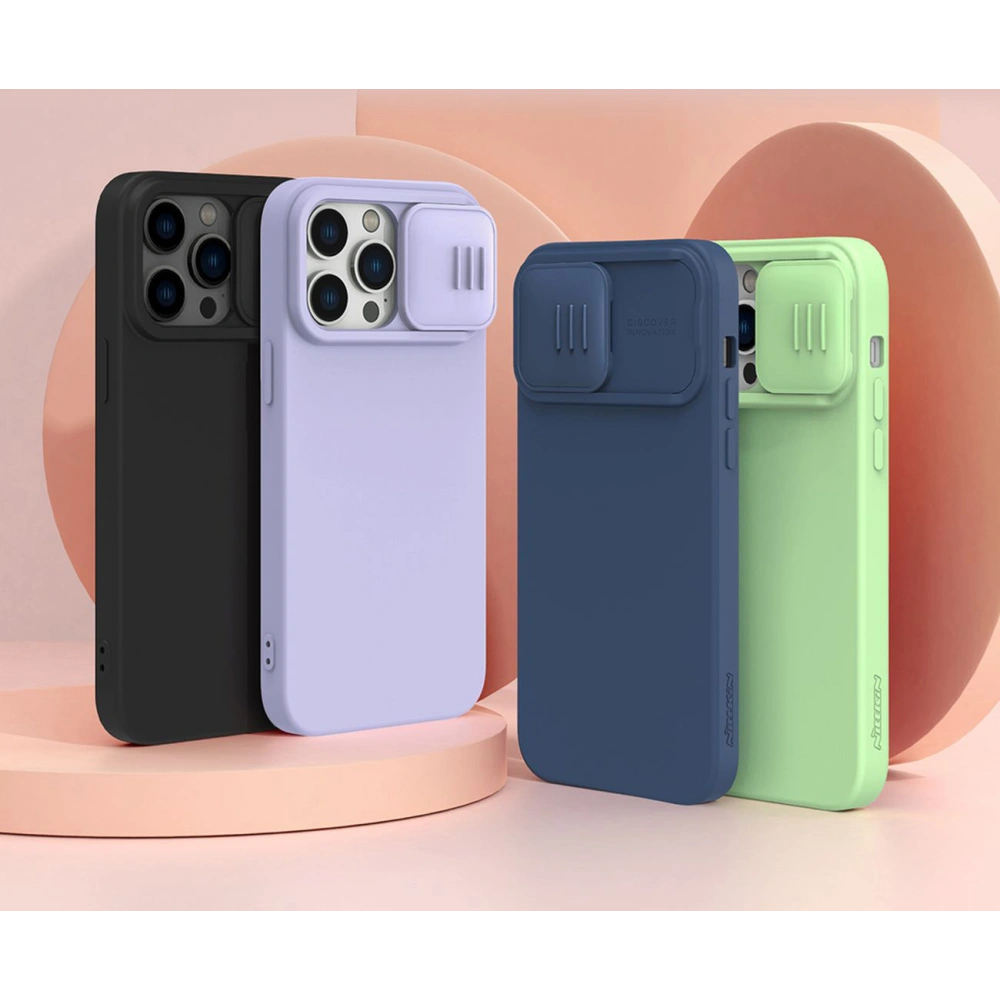 Wholesale Nillkin CamShield Silky Silicone MagSafe Apple iPhone 14 Pro Max black - NLK855 - {ean13} - Hurt