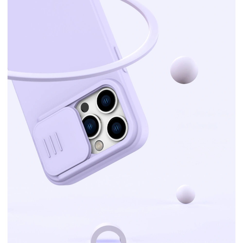 Wholesale Nillkin CamShield Silky Silicone MagSafe Apple iPhone 14 Pro Max black - NLK855 - {ean13} - Hurt