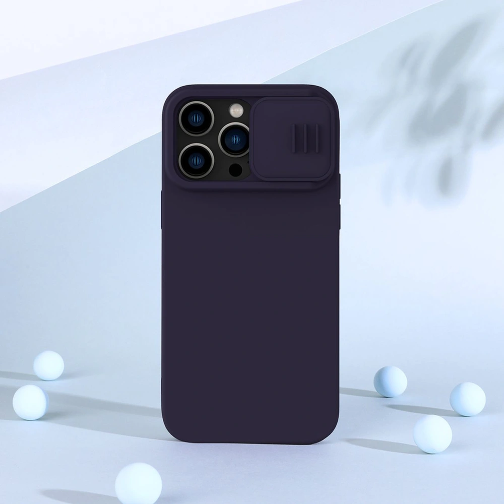 Wholesale Nillkin CamShield Silky Silicone MagSafe Apple iPhone 14 Pro Max black - NLK855 - {ean13} - Hurt