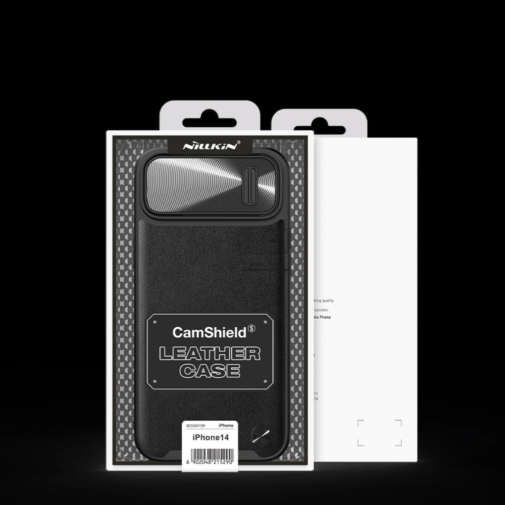 Hurtownia GSM - Etui Nillkin CamShield Leather S Apple iPhone 14 fekete - NLK858 - {ean13} - Hurt