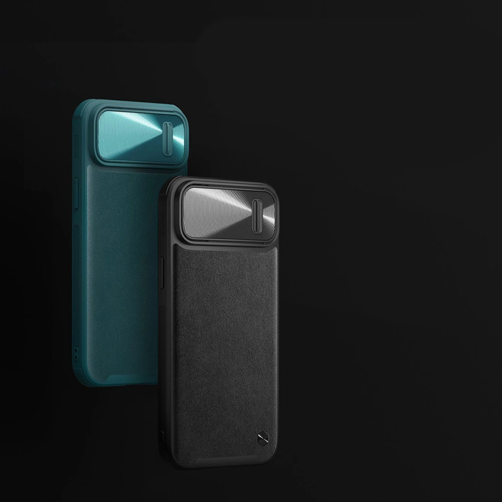 Hurtownia GSM - Case Nillkin CamShield Leather S für Apple iPhone 14 schwarz - NLK858 - {ean13} - Hurt