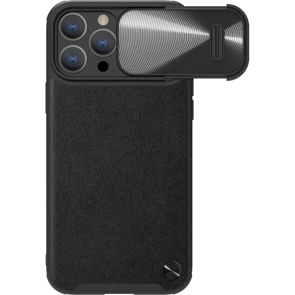 Hurtownia GSM - Etui Nillkin CamShield Leather S Apple iPhone 14 Pro Max czarny - NLK859 - {ean13} - Hurt
