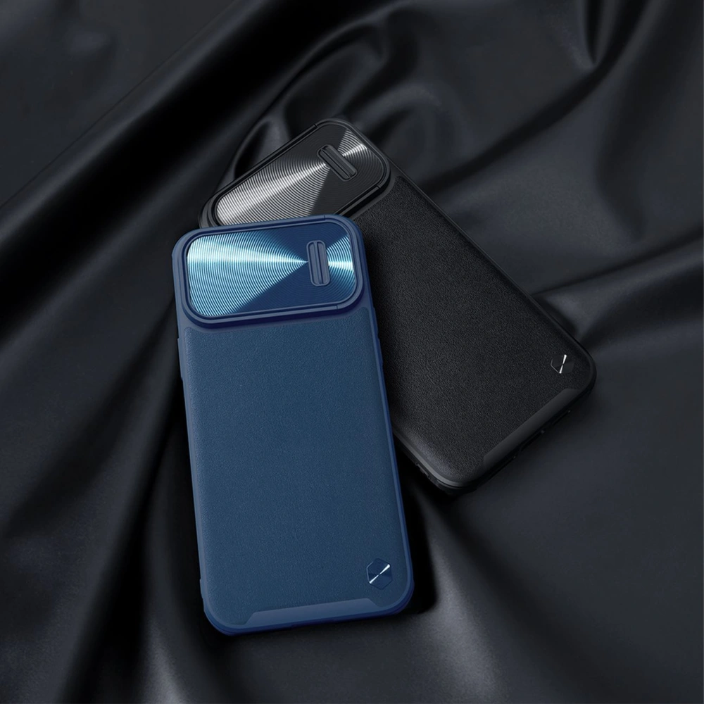 Hurtownia GSM - Etui Nillkin CamShield Leather S Apple iPhone 14 Pro Max czarny - NLK859 - {ean13} - Hurt
