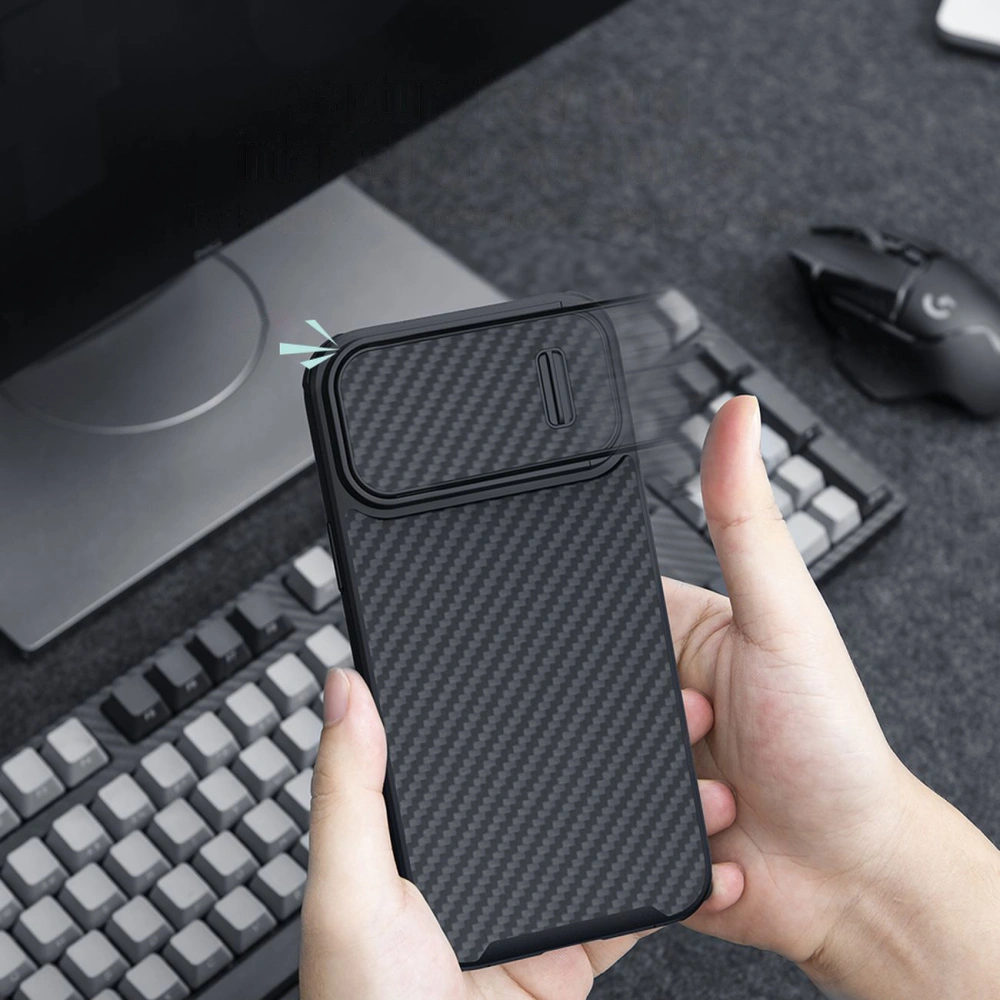Hurtownia GSM - Etui Nillkin Synthetic Fiber S Apple iPhone 14 Pro negru - NLK861 - {ean13} - Hurt