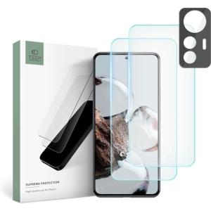 Hurtownia GSM - Tvrzené sklo + na objektivy fotoaparátu Tech-Protect Supreme Set Xiaomi 12T Clear [2+1 PACK] - THP1565 - {ean13} - Hurt