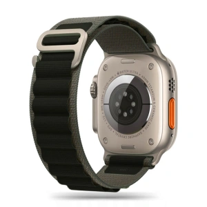 Pasek Tech-Protect Nylon Pro Apple Watch 4/5/6/7/SE/8/9/Ultra 44/45/49mm Black/Military Green