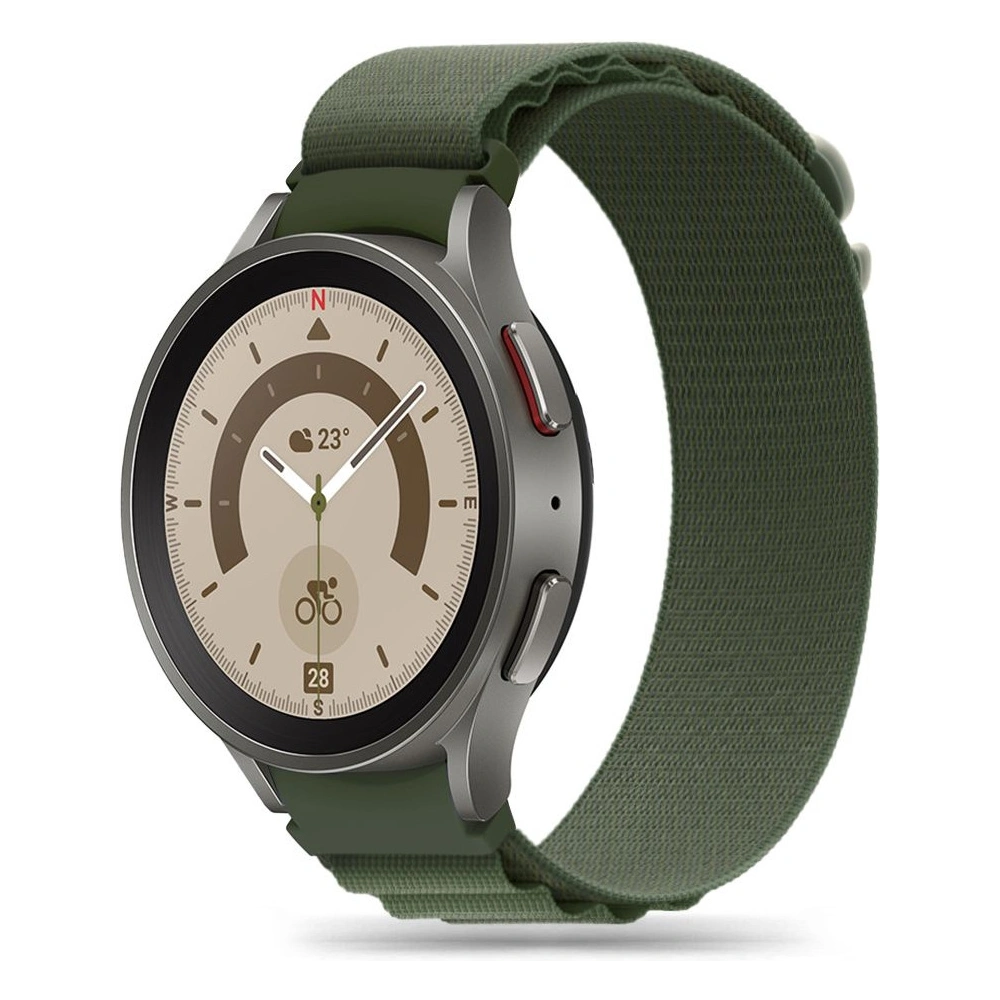 Hurtownia GSM - Pasek Tech-Protect Nylon Pro Samsung Galaxy Watch 4/5/5 Pro/6 Vojenská zelená - THP1572 - {ean13} - Hurt