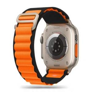 Belt Tech-Protect Nylon Pro Apple Watch 4/5/6/7/SE/8/9/Ultra 44/45/49mm Black/Orange