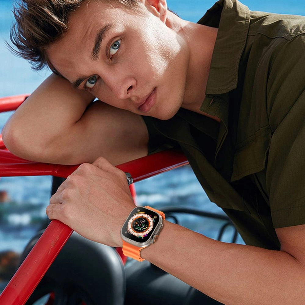 Hurtownia GSM - Pasek Tech-Protect Iconband Pro Apple Watch 4/5/6/7/SE/8/9/Ultra 44/45/49mm Oranžový - THP1576 - {ean13} - Hurt