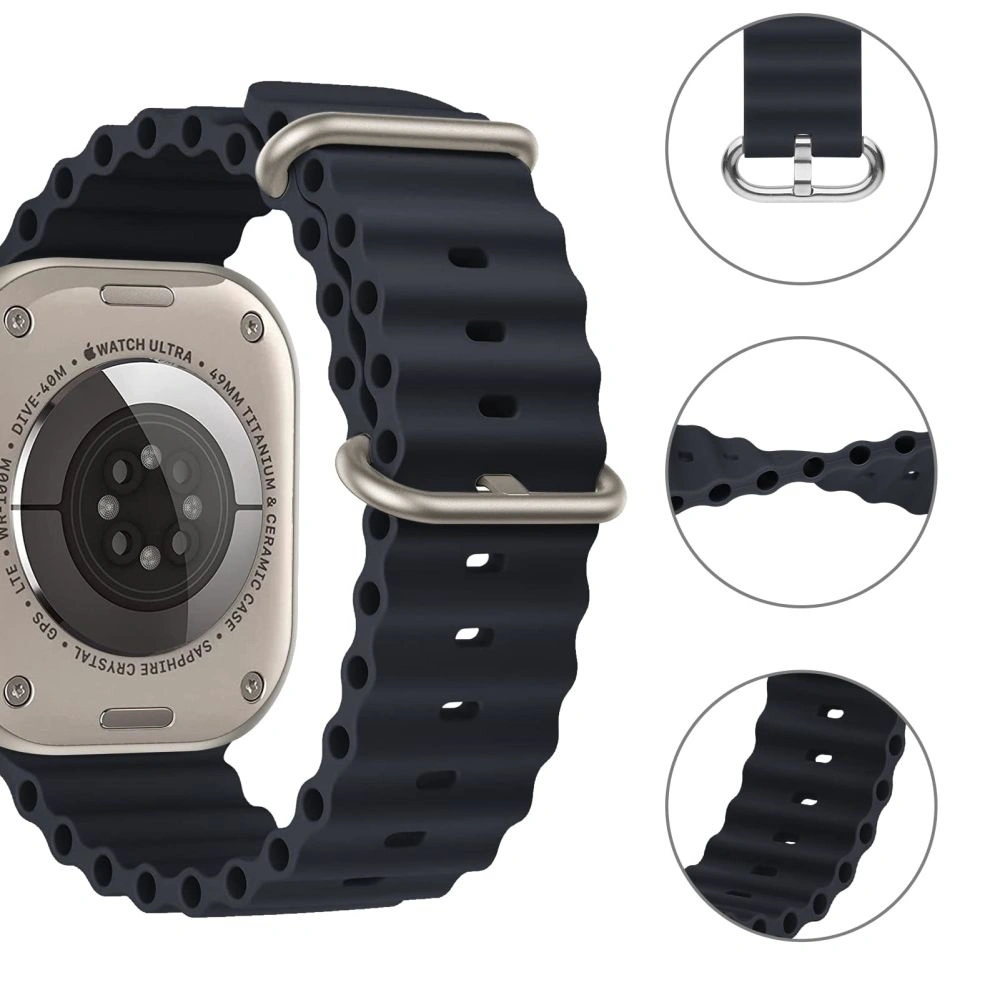 Hurtownia GSM - Pasek Tech-Protect Iconband Pro Apple Watch 4/5/6/7/SE/8/9/Ultra 44/45/49mm Fekete - THP1577 - {ean13} - Hurt