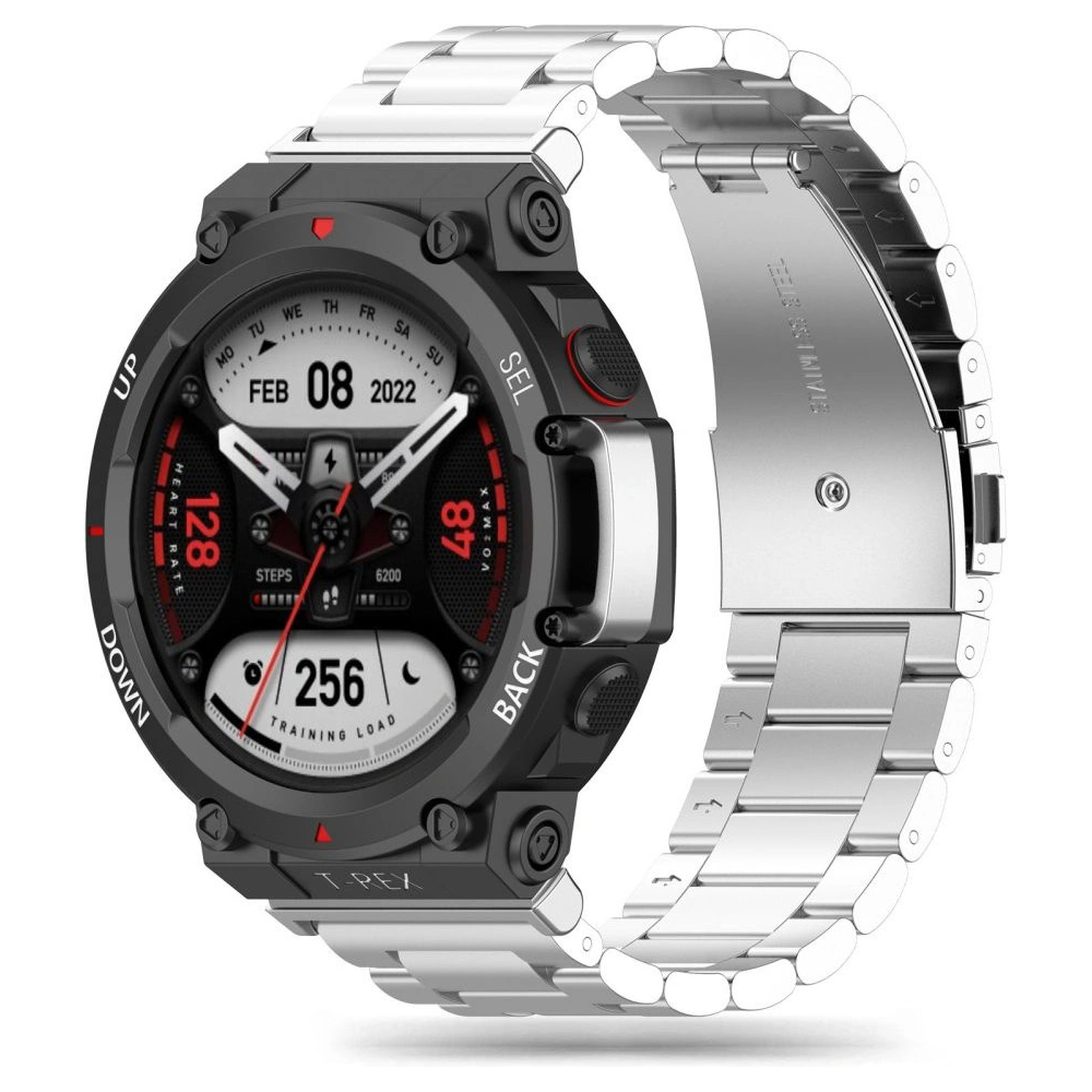 Hurtownia GSM - Bransoleta Tech-Protect Rozsdamentes Amazfit T-Rex 2 Ezüst - THP1579 - {ean13} - Hurt