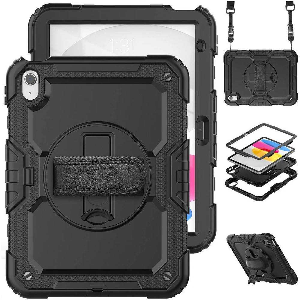 Hurtownia GSM - Etui Tech-Protect Solid360 Apple iPad 10.9 2022 (10. generációs) Fekete - THP1580 - {ean13} - Hurt