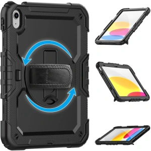 Hurtownia GSM - Etui Tech-Protect Solid360 Apple iPad 10.9 2022 (a 10-a generație) Negru - THP1580 - {ean13} - Hurt