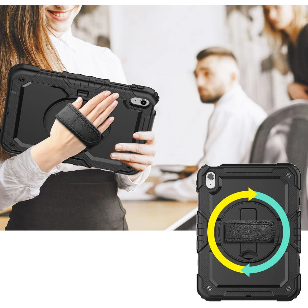 Hurtownia GSM - Etui Tech-Protect Solid360 Apple iPad 10.9 2022 (10. generációs) Fekete - THP1580 - {ean13} - Hurt