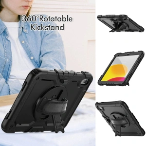 Hurtownia GSM - Etui Tech-Protect Solid360 Apple iPad 10.9 2022 (10. generációs) Fekete - THP1580 - {ean13} - Hurt