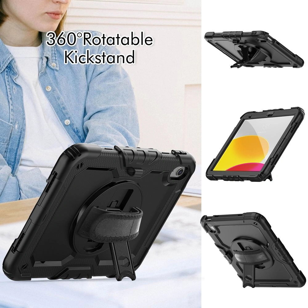 Hurtownia GSM - Etui Tech-Protect Solid360 Apple iPad 10.9 2022 (10. generációs) Fekete - THP1580 - {ean13} - Hurt