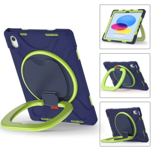 Hurtownia GSM - Etui Tech-Protect X-armor Apple iPad 10.9 2022 (10. generacji) Navy/Lime - THP1581 - {ean13} - Hurt