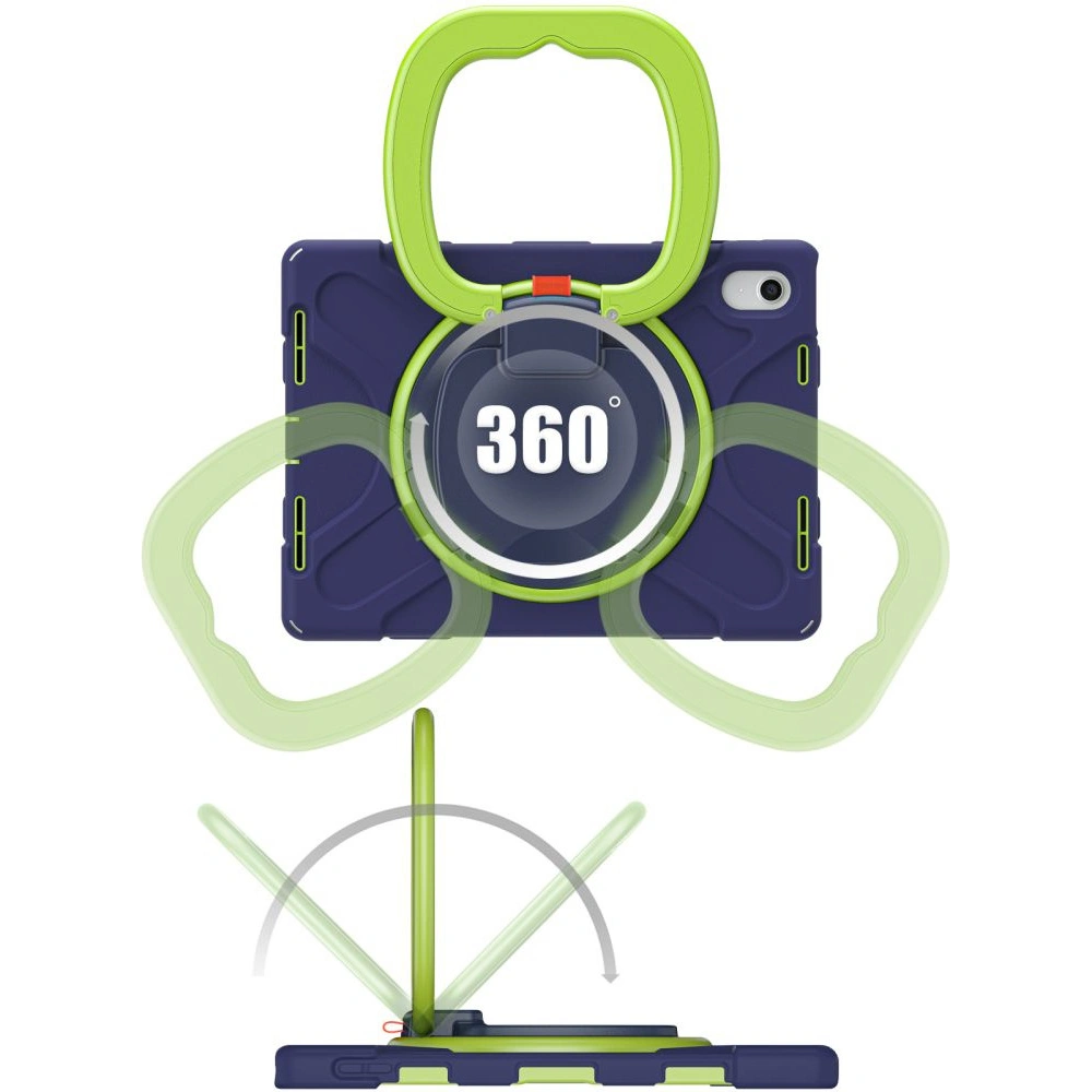 Hurtownia GSM - Etui Tech-Protect X-armor Apple iPad 10.9 2022 (10. generációs) Navy/Lime - THP1581 - {ean13} - Hurt