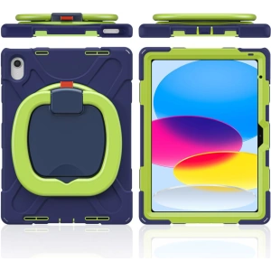Hurtownia GSM - Etui Tech-Protect X-armor Apple iPad 10.9 2022 (10. generacji) Navy/Lime - THP1581 - {ean13} - Hurt