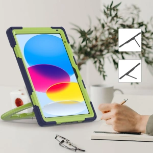 Hurtownia GSM - Etui Tech-Protect X-armor Apple iPad 10.9 2022 (10. generacji) Navy/Lime - THP1581 - {ean13} - Hurt