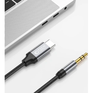 Wholesale Tech-Protect Ultraboost USB-C/mini Jack 3.5mm Cable 100cm Black - THP1582 - {ean13} - Hurt