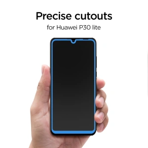 Hurtownia GSM - Tvrdé sklo Spigen GLAS.tR Slim Huawei P30 Lite Black - SPN2577 - {ean13} - Hurt