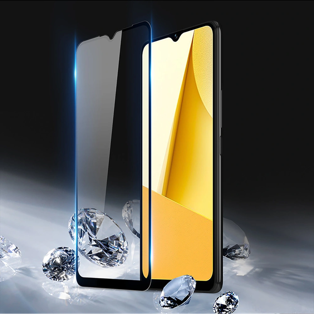 Dux Ducis 9D Tempered Glass Vivo Y16/Y02s black (case friendly)