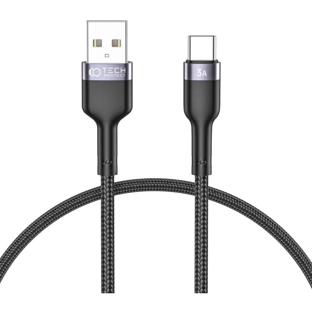 Hurtownia GSM - Cablul Tech-Protect Ultraboost USB-C 3A 25cm Negru - THP1588 - {ean13} - Hurt