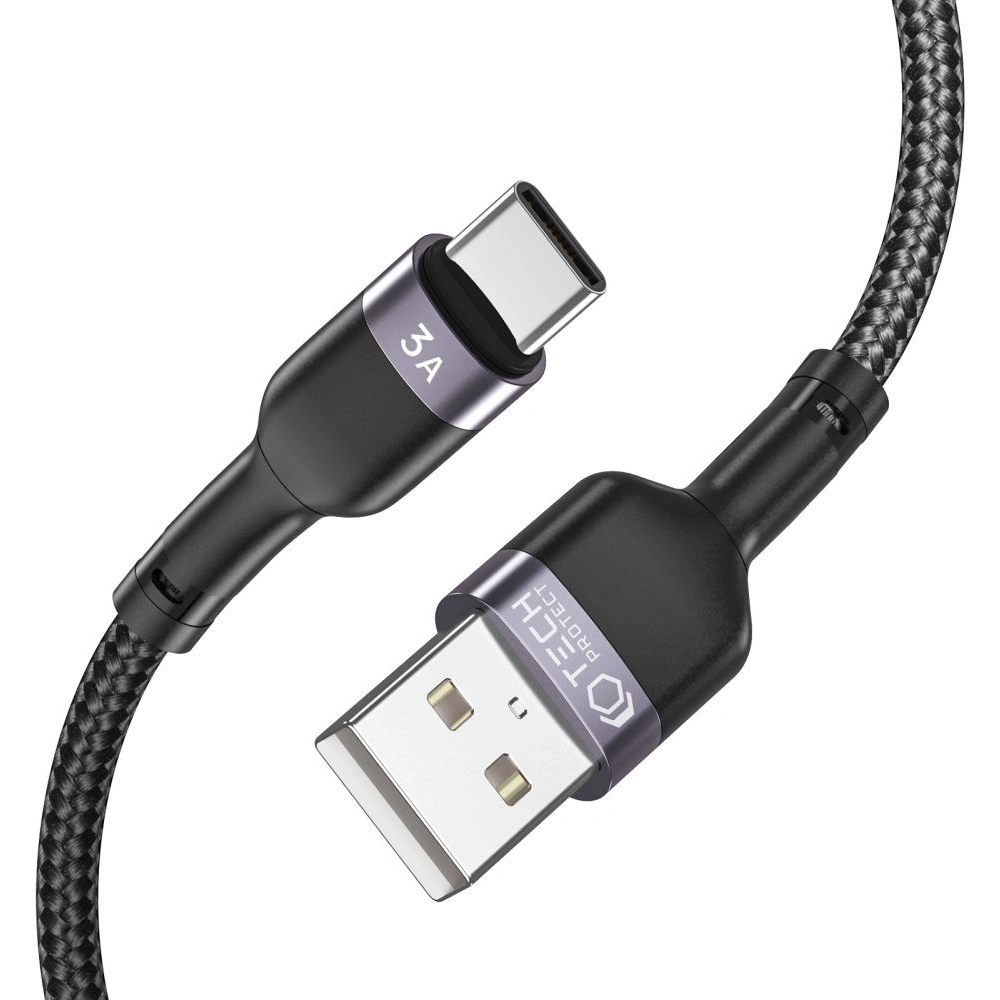 Hurtownia GSM - Kabel Tech-Protect Ultraboost USB-C 3A 200cm černý - THP1589 - {ean13} - Hurt
