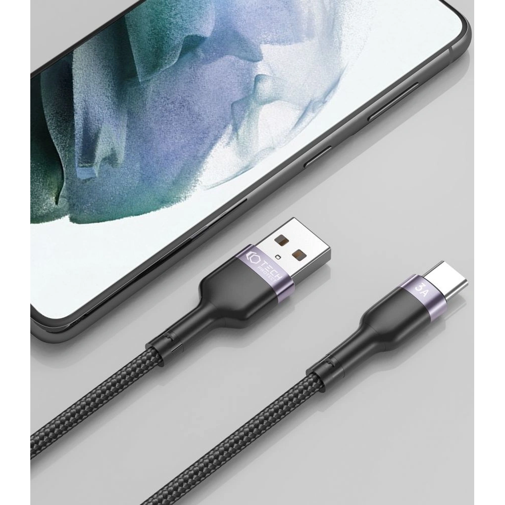 Hurtownia GSM - Kabel Tech-Protect Ultraboost USB-C 3A 200cm černý - THP1589 - {ean13} - Hurt
