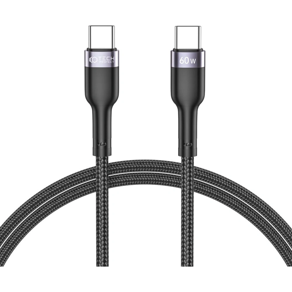 Hurtownia GSM - Kabel Tech-Protect Ultraboost USB-C PD 60W/3A 100cm Černý - THP1593 - {ean13} - Hurt