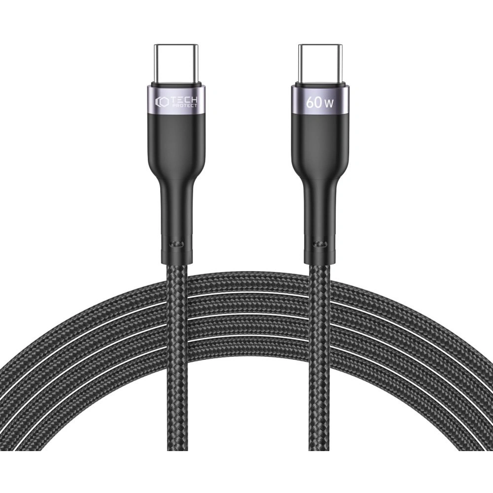 Hurtownia GSM - Kabel Tech-Protect Ultraboost USB-C PD 60W/3A 200cm Černý - THP1595 - {ean13} - Hurt